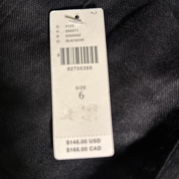 Anthropologie Twenty Six Hundred Black HR Linen Blend Pants size 6 - Picture 7 of 9